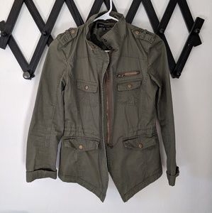 Khaki military jacket